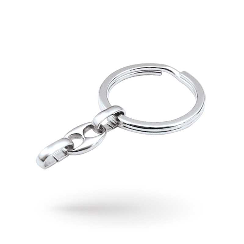 Anneau porte-clef 32 mm nickel x1 - Anneaux - Apprêts bijoux - Accessoires